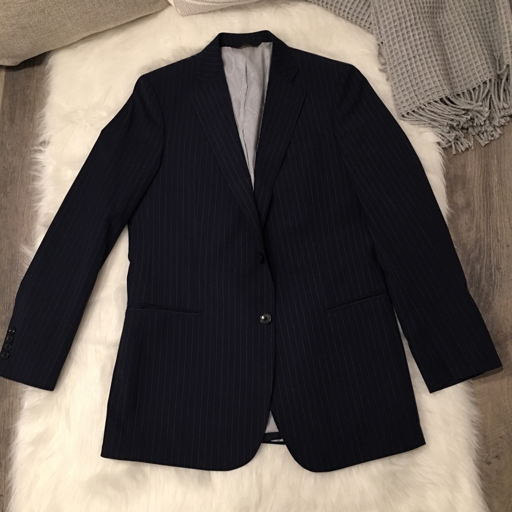 Brooks Brothers Pin Striped Fitzgerald Fit Blazer